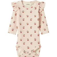 Lil´ Atelier Nbflavo Eve Ls Slim Body Lil Noos - Pink - 80
