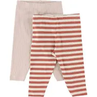 Minymo Leggings (2-Pack) - Multi/patterned - 74