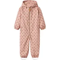 Lil´ Atelier Nmflasnow10 Snowsuit Aop Fo Lil - Pink - 98