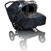 Easygrow Sadesuoja Kaksoslapsille/-Lastenrattaat - Camo - - OneSize - Sadesuojat