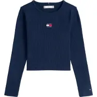 Tommy Hilfiger Heritage Flag Rib Knit Tee Ls - Navy - 38