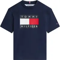 Tommy Hilfiger Paita 'Heritage' laivastonsininen / punainen / musta / valkoinen