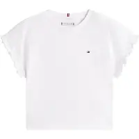 Tommy Hilfiger Kids Paita 'ESSENTIAL' valkoinen