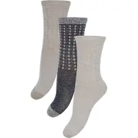 Minymo Wool Socks 3-Pack - Multi/patterned - 27\30