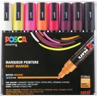 Posca Pc5m-tussi Keskikokoinen Kärki Lämmin 8 Yksiköt