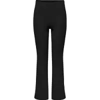 ONLY Kogfever Rib Flared Pants Cp Jrs Noos - Black - 146