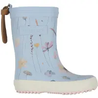 Bisgaard Kumisaappaat beige / vaaleansininen / tummanruskea / lila