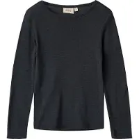 Wheat T-paita L/S Alfie Navy 98 cm Laivastonsininen 98 cm Pojat, Tytöt