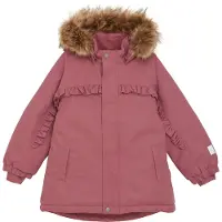 Minymo Snow Jacket W. Fur - Pink - 98