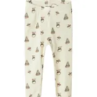 Lil´ Atelier Nbngavo Elf Slim Legging Lil Noos - Cream - 74