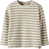 Lil´ Atelier Nmmlimia Ls Loose Top Lil Noos - Cream - 92