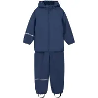 CeLaVi Basic Rainwear Set -Recycle Pu - Navy - 120