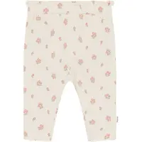 Minymo Pants Aop - Cream - 86
