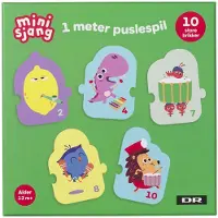 Dr Børste 1 Meter Puslespil, 10 Brikker - Multi/patterned - ONE SIZE