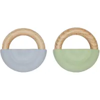 Oyoy Purulelu - Rainbow Kiinnitys - 2 kpl - Dusty Blue/Green - - OneSize - Purulelut