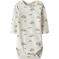 Lil´ Atelier Potkuhousut/body 'NBNLAYO' ruskea / cappuccino / luonnonvalkoinen
