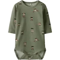 Name it Nbmtusher Ls Body - Khaki green - 56