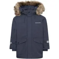 Didriksons Bjärven Kids Parka 4 Navy - 90 cl