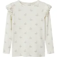 Name it Nmfgavo Eko Ls Slim Top Lil Noos - White - 92