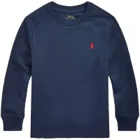 Ralph Lauren Long-sleeved Crew Neck Knit T-Shirts T-Shirt Cruise Navy 7 Y Laivastonsininen 7 vuotta Pojat