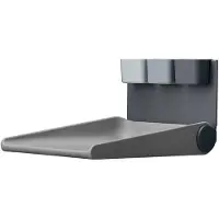Leander Wally Hoitopöytä - Seinäasennus - 56x80 cm - Dusty Grey - - OneSize - Hoitopöydät