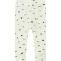 Name it Leggingsit 'NBMWang' keltainen / taupe / musta / valkoinen