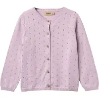 Wheat Knit Cardigan Maia - Purple - 128