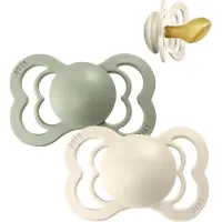 BIBS Couture Tutit - Koko 1 - 2 kpl - Anatominen - Ivory/Sage - - 0-6 kuukautta - Tutit