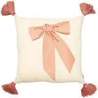 Cam Cam Copenhagen Embroidered Cushion - Ocs - Woodland - Cream - ONE SIZE