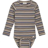 Minymo Body Ls Y/D Rib - Multi/patterned - 62