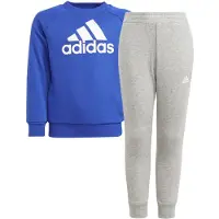 Adidas Collegesetti - LK Bos JOG FT - Sininen/Harmaa - - 4 v (104) - Collegesetit
