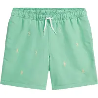 Ralph Lauren Traveler Polo Pony Swim Trunk - Green - 138-149