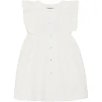 Huttelihut Dress Ss Embroidery - White - 104