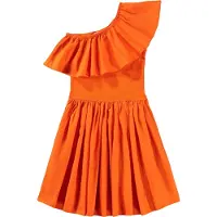Molo GOTS Chloey Mekko Love Love 146/152 cm Oranssi 146/152 cm Tytöt