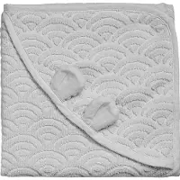 Cam Cam Copenhagen Towel, Baby, Hooded W/ Ears - Grey - ONE SIZE