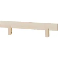 Hoppekids Sängynreuna - ECO Comfort - 100x22,5 cm - Natural Puu - - OneSize - Sängynreunat