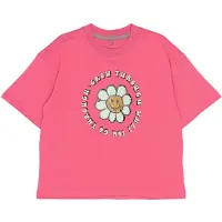 The New Skye Lyhythihainen Tee Carmine Rose Carmine Rose-9-10 Y Vaaleanpunainen 9-10 vuotta Tytöt