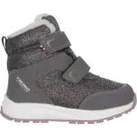 Viking Talvikengät - Varusta Glitter Warm WP 2V - Hiili/Dusty - - 27 - Talvikengät