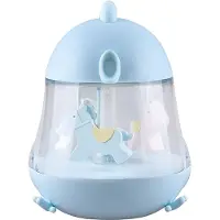 Rabbit & Friends Lamppu - 16x13 cm - Karuselli M. Musiikki - Sin - - OneSize - Lamput