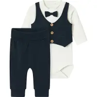 Name it Nbmadam Ls Body Set Noos - Navy - 50