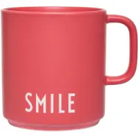 Design Letters -suosikkikuppi kahvalla 25 cl Red