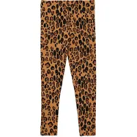 Mini Rodini Basic Leopard Leggings - Brown - 128-134