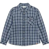 Minymo Shirt Ls Check - Blue - 116