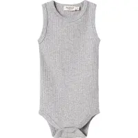 MarMar Body hihaton - Joustinneule - Hihaton - Noos - Vaaleanhar - - 62 - Body Hihaton