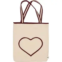 Design Letters In My Heart. Travel Bag - Beige - 40X 17X 45CM