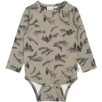 Petit Piao Body L/S Printed - Khaki green - 62