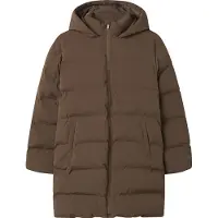 LMTD Nlfmorop Long Puffer Jacket - Brown - 170-176