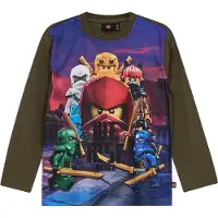 Lego Wear Lwtaffy 613 - T-Shirt L/S - Khaki green - 140