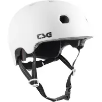 TSG Pyöräilykypärä - Meta Solid Color - Satin White - - 61-63 cm - Pyöräilykypärät