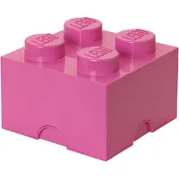 LEGO Storage Brick 4 säilytyslaatikko, pinkki